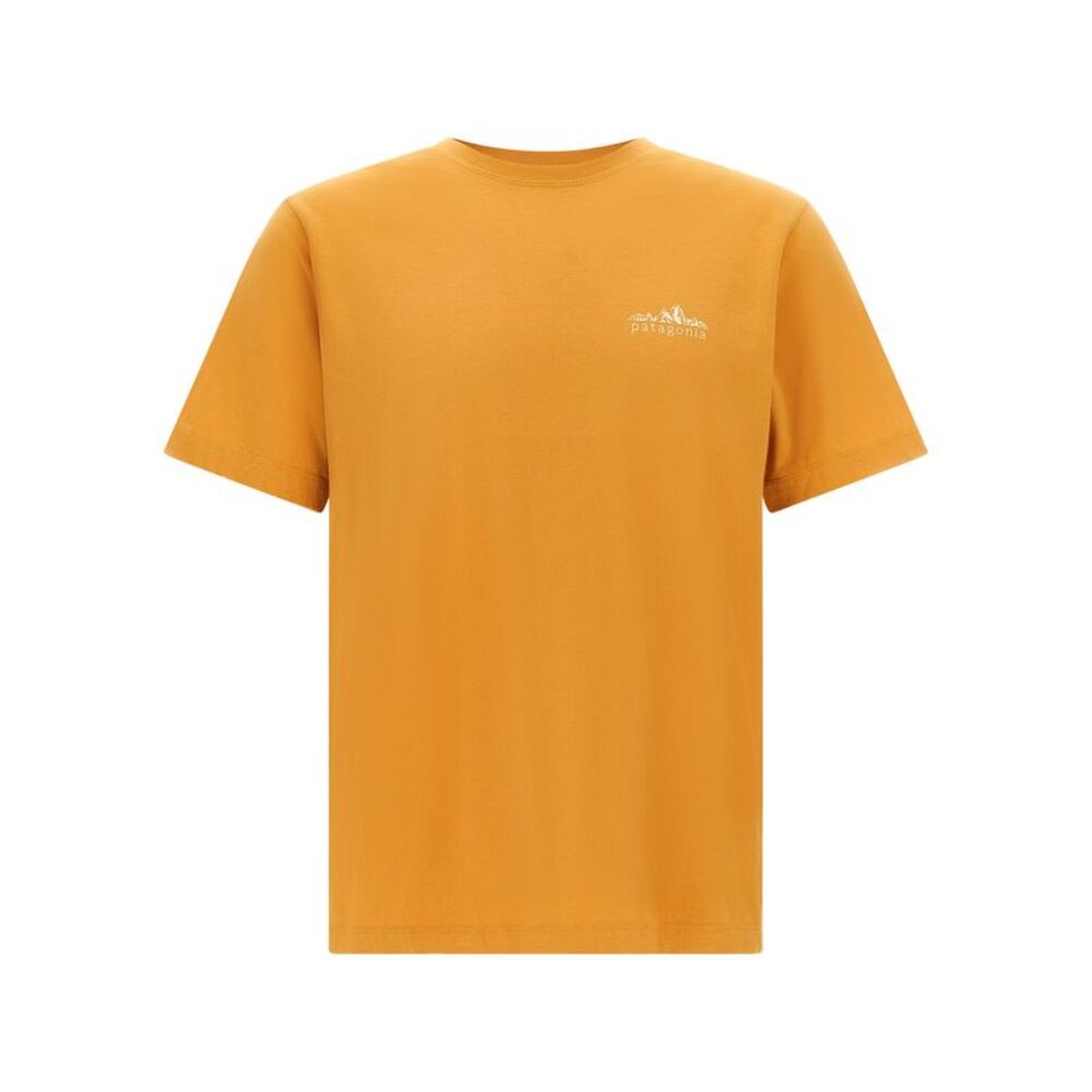 PATAGONIA Orange Cotton Men's T-Shirt